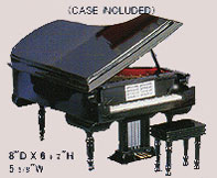 Dollhouse Miniature Large Grand Piano